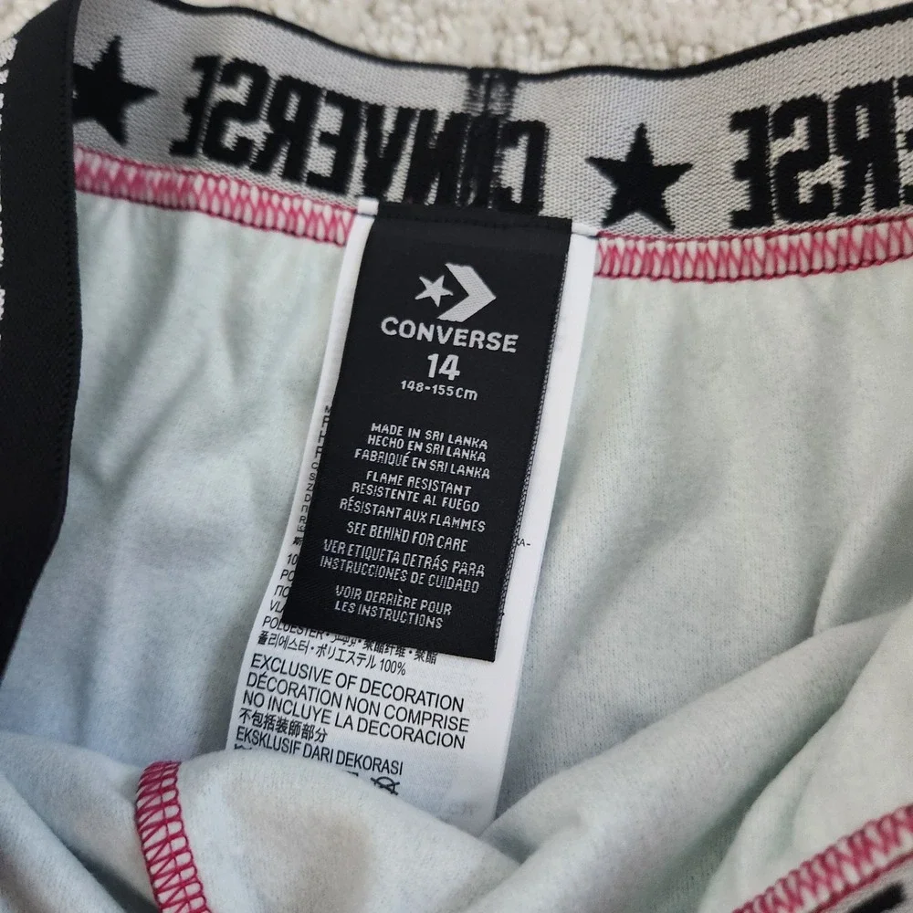 Converse Kids Rainbow Pajama‎ Pants Size 14 Sleepwear NWT